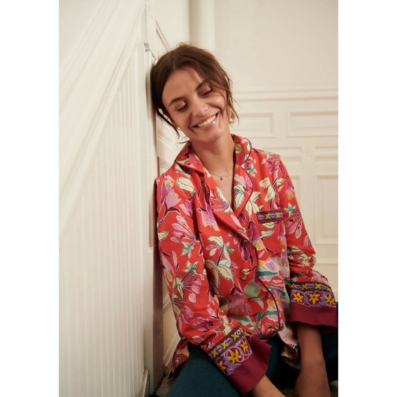 Anthropologie Other - ANTHROPOLOGIE Lil Sire Cheetah Dreams Flannel Sleep Top - M